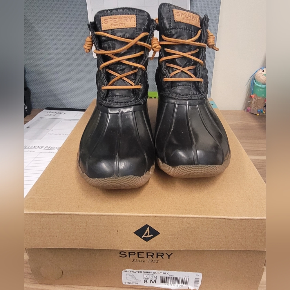 Womens Sperry Quilted Saltwater boots